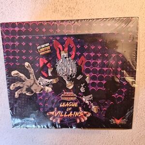 My Hero Academia TCG 1st Edition League of Villains Booster Box Sealed Limited